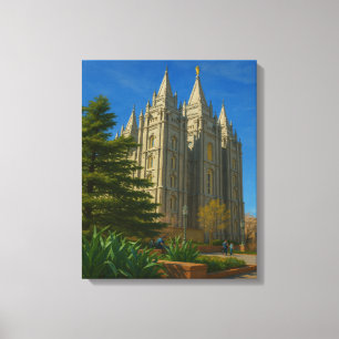 Salt Lake Temple Painting #1™ LDS Canvas Wall Art