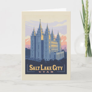 Salt Lake Temple Salt Lake City, Utah Card