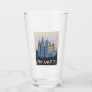 Salt Lake Temple Salt Lake City, Utah Glass