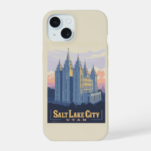 Salt Lake Temple   Salt Lake City, Utah iPhone 15 Case
