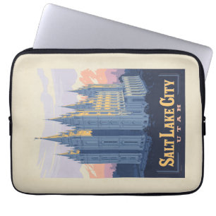Salt Lake Temple   Salt Lake City, Utah Laptop Sleeve
