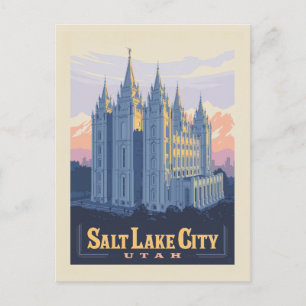Salt Lake Temple   Salt Lake City, Utah Postcard