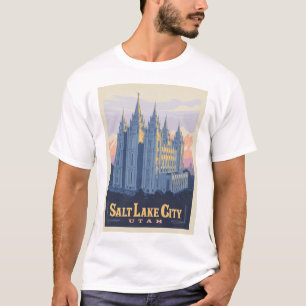 Salt Lake Temple Salt Lake City, Utah T-Shirt