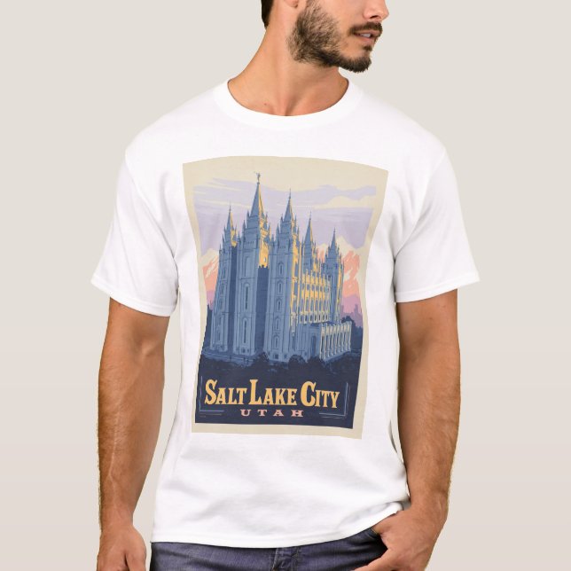 Salt Lake Temple | Salt Lake City, Utah T-Shirt (Front)