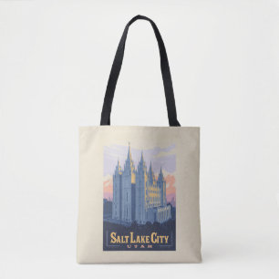 Salt Lake Temple   Salt Lake City, Utah Tote Bag