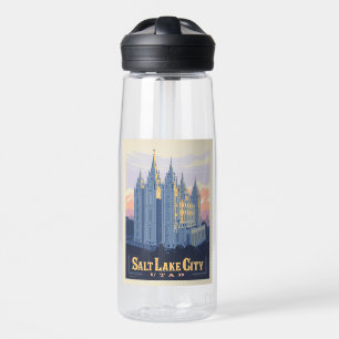 Salt Lake Temple Salt Lake City, Utah Water Bottle