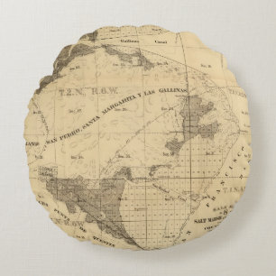 Salt marsh and tide lands round cushion