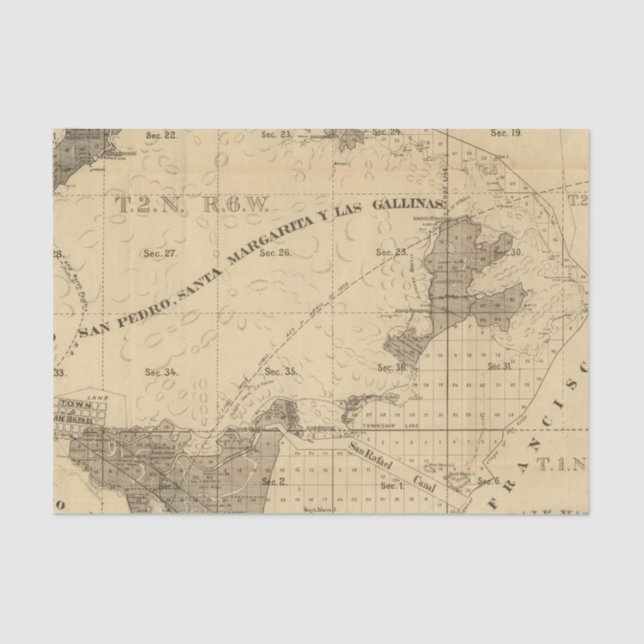 Salt marsh and tide lands tissue paper (Front)