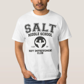 " Salt Middle School Body Improvement Club Ringer T-Shirt