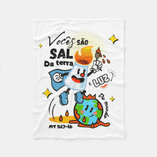 Salt Of The Earth And Light Of The World Fleece Blanket