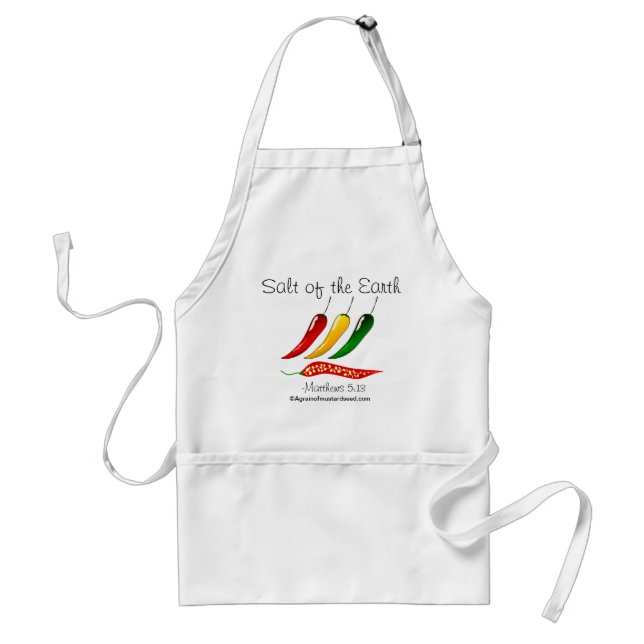 Salt of the earth Bible Quote Standard Apron (Front)