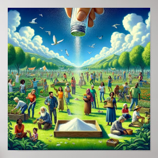 Salt of the Earth Christian Art Poster