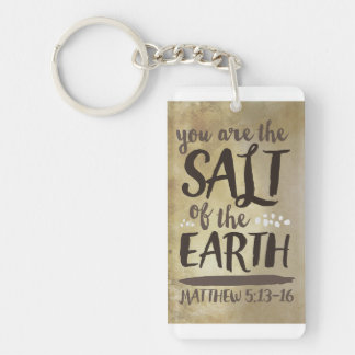 Salt of the Earth Christian gift Bible Verse Key Ring