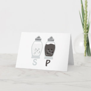 Salt & Pepper Card