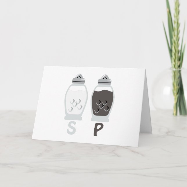 Salt & Pepper Card (Front)