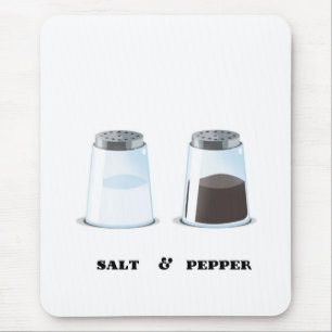 Salt & Pepper Mouse Mat