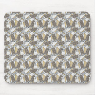 Salt & Pepper Pattern Mouse Mat