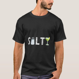 Salt Shaker Margarita Drinking Cocktails Salty Mam T-Shirt