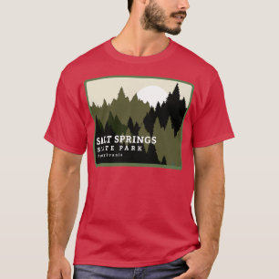 Salt Springs State Park Pennsylvania Forest Sunris T-Shirt