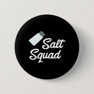 Salt Squad Glass Shaker Flavour Matching Group 6 Cm Round Badge