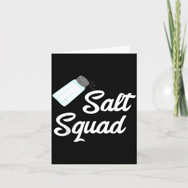 Salt Squad Glass Shaker Flavour Matching Group Card (Front)
