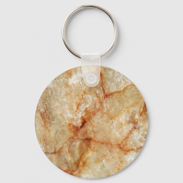 Salt Stone Rock Key Ring (Front)