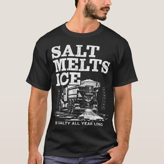 Salt Truck Resist Protest  T-Shirt (Front)