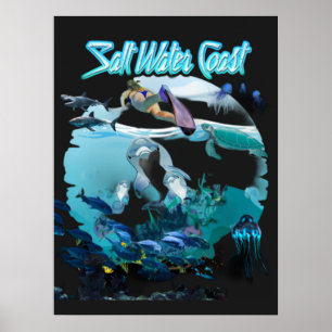 Salt Water Coast  Poster