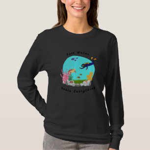 Salt Water Heals Everything Diving Summer Beach T-Shirt
