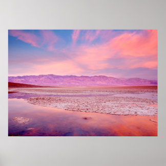 Salt Water Lake Death Valley Poster