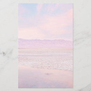 Salt Water Lake Death Valley Stationery