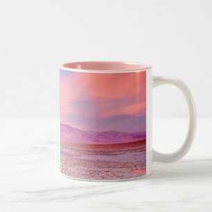 Salt Water Lake Death Valley Two-Tone Coffee Mug