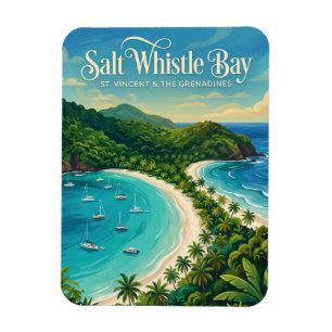 Salt Whistle Bay St. Vincent & Grenadines Magnet