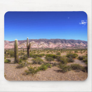 Salta Argentina Cactus Plants And Barren Hill Mouse Mat