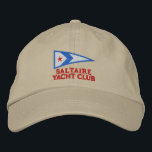 Saltaire Yacht Club CAP<br><div class="desc">A sturdy and stylish sailing cap for men and women members of Saltaire Yacht Club (and folks who simply love the village of Saltaire,  Fire Island,  New York).</div>