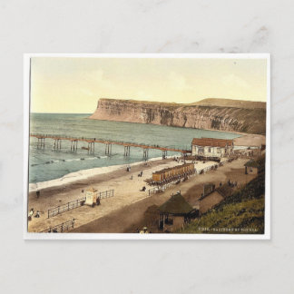 Saltburn-by-the-Sea, general view, Yorkshire, Engl Postcard