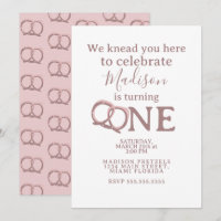 Salted Pretzel Twist 1st Birthday Party