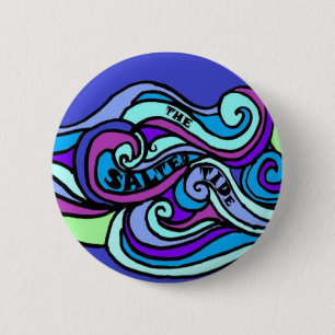 Salted Tide logo pin button