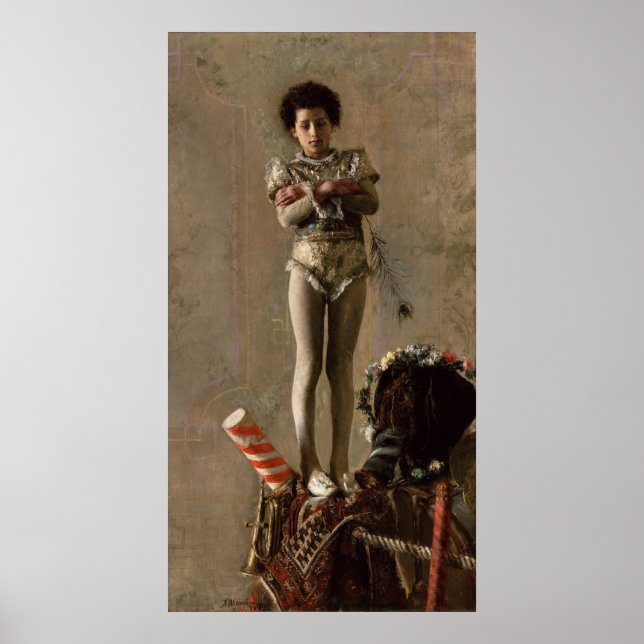 Saltimbanco by Antonio Mancini Poster (Front)