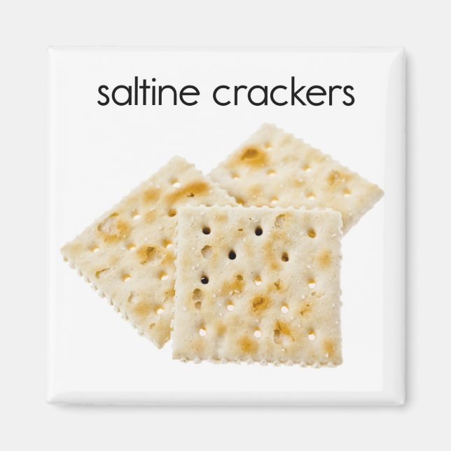 Saltine Crackers Refrigerator Magnet (Front)