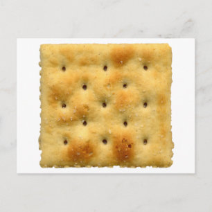 Saltine Soda Crackers Postcard
