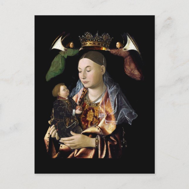 Salting Madonna and Christ Child Postcard (Front)