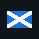 Saltire ~ Flag of Scotland Canvas Print<br><div class="desc">Flag of Scotland,  also known as the Saltaire,  featuring the Cross of Saint Andrew.</div>