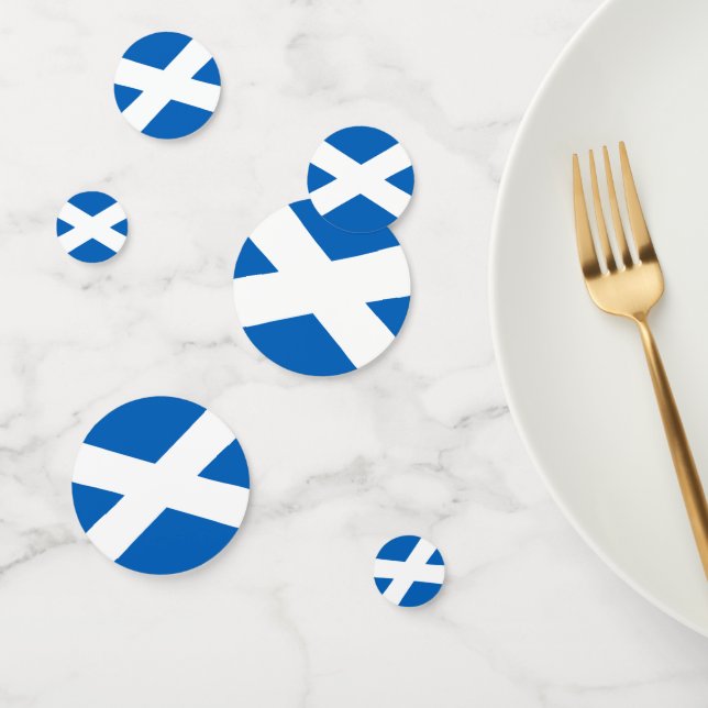 Saltire ~ Flag of Scotland Confetti (Group)