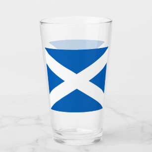 Saltire ~ Flag of Scotland Glass