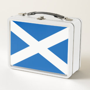 Saltire ~ Flag of Scotland Metal Lunch Box