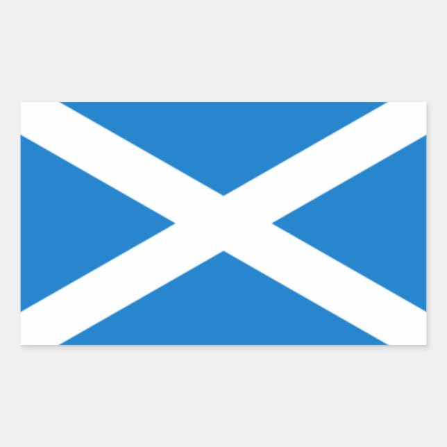 saltire flag sticker by highsaltire (Front)