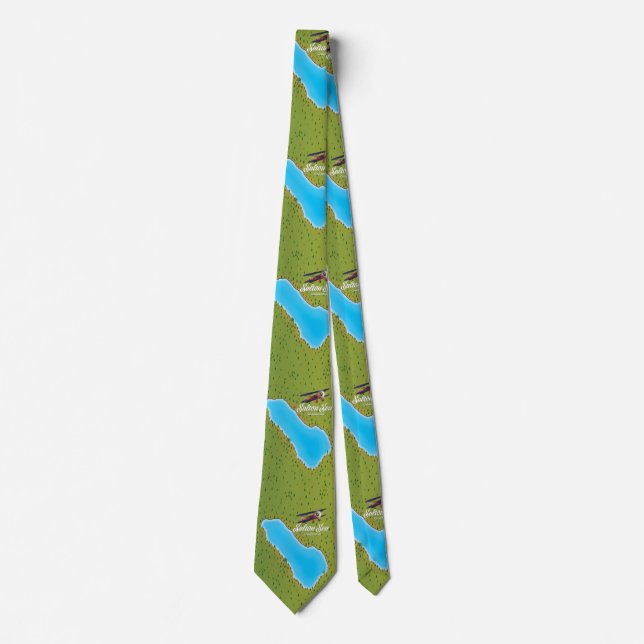 Salton Sea California USA map Tie (Front)