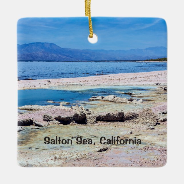 Salton Sea Ceramic Tree Decoration (Front)