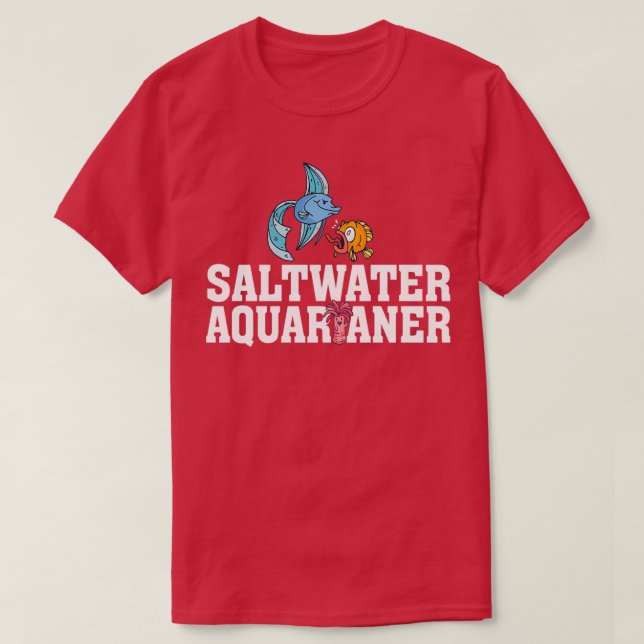 Saltwater Aquarium 1 T-Shirt (Design Front)